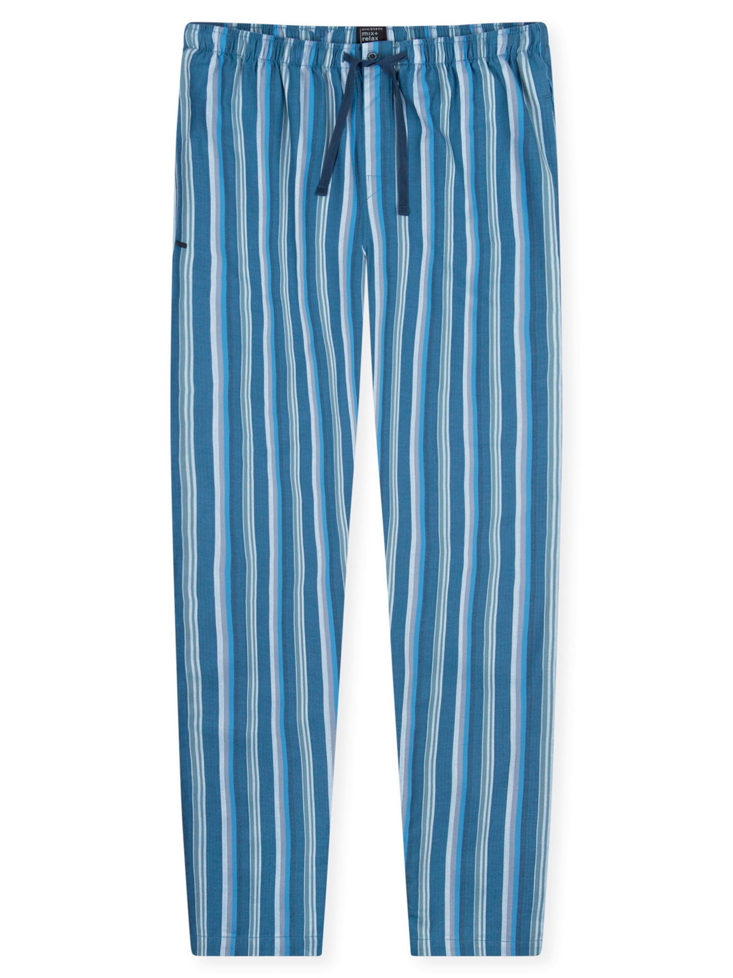 Pantalon de pyjama ' Mix + Relax ' SCHIESSER en bleu : devant