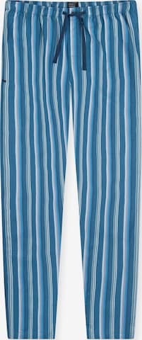 SCHIESSER Pyjamahose ' Mix + Relax ' in Blau: Vorderseite