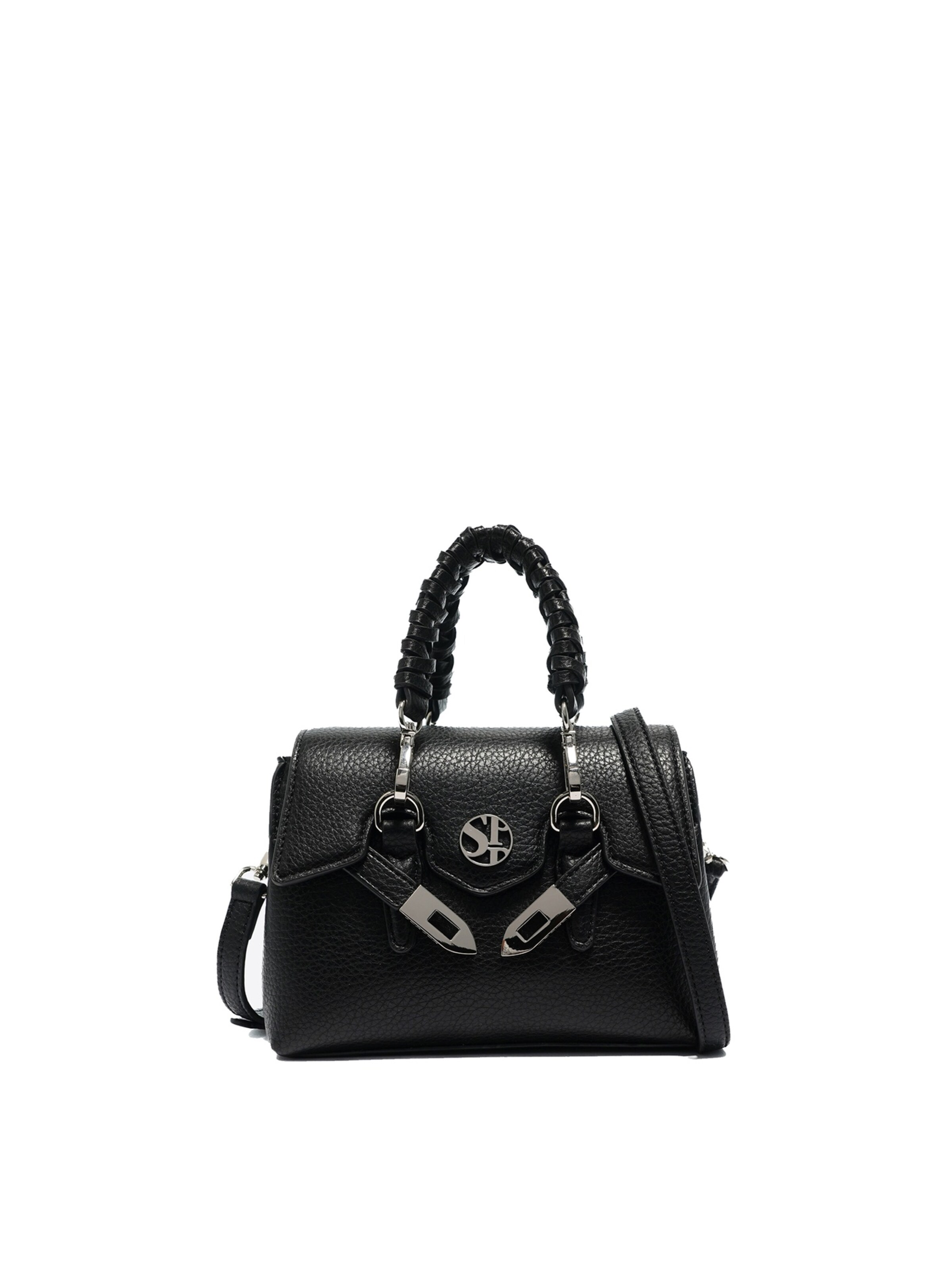 Borsa a mano 'Astrea Pro' di Secret Pon Pon in nero: frontale