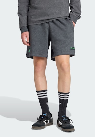 ADIDAS PERFORMANCE - Loosefit Pantalón deportivo 'Mercedes-Benz AMG Petronas Formula One Team' en gris: frente