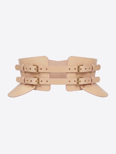 Haute Cuir Gürtel 'Peplum Maia Corset Belt'‌‌‌‌ in nude, Produktansicht