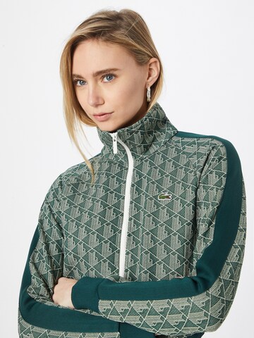 LACOSTE Sweatjacke in Grün