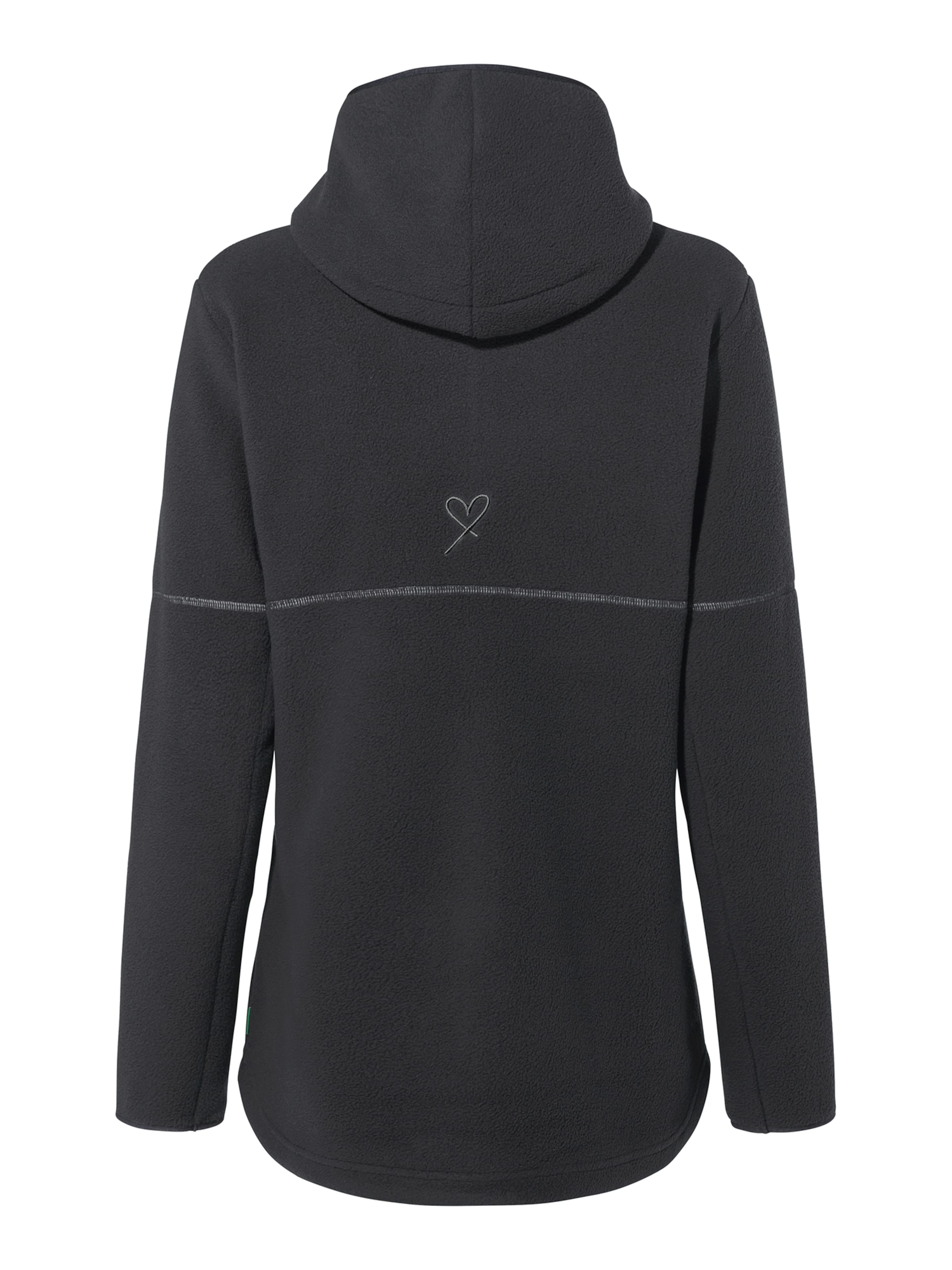 VAUDE Functionele fleece jas 'Neyland II' in Zwart