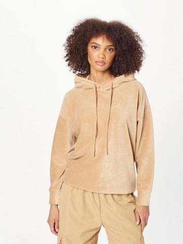 Sweat-shirt OVS en beige : devant