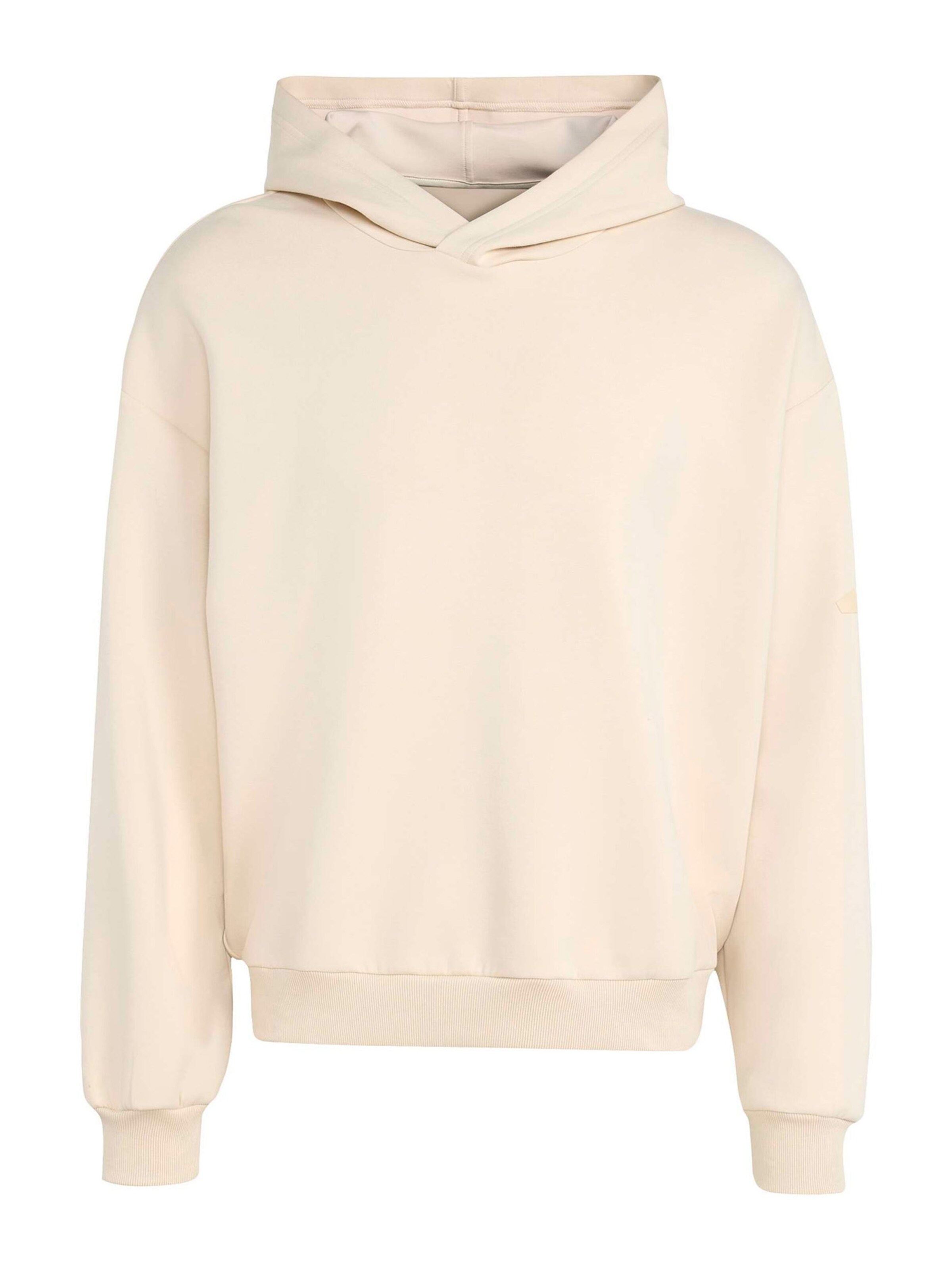 ADIDAS SPORTSWEAR Αθλητική μπλούζα φούτερ σε μπεζ: μπροστά