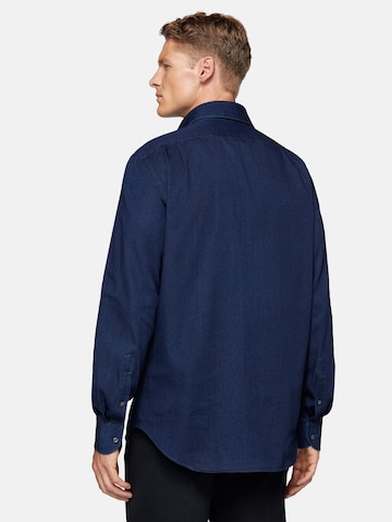 Boggi Milano Regular Fit Hemd in Blau