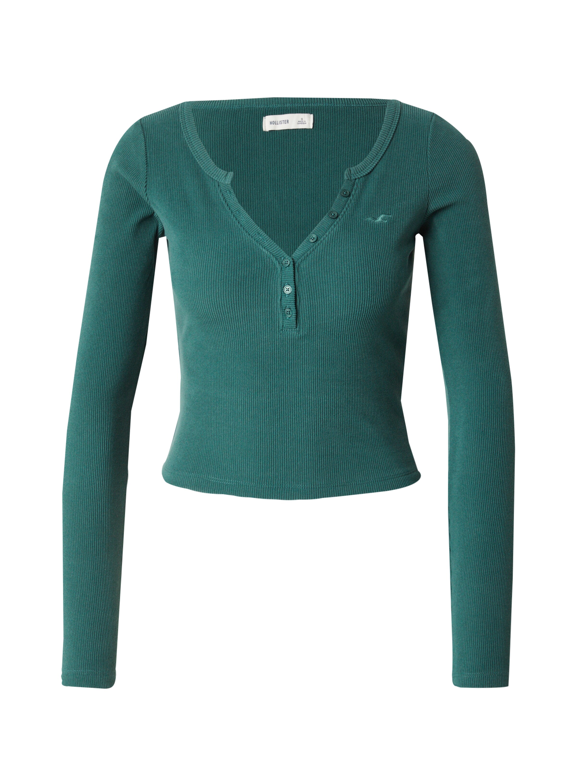 HOLLISTER - Camisa em verde: frente