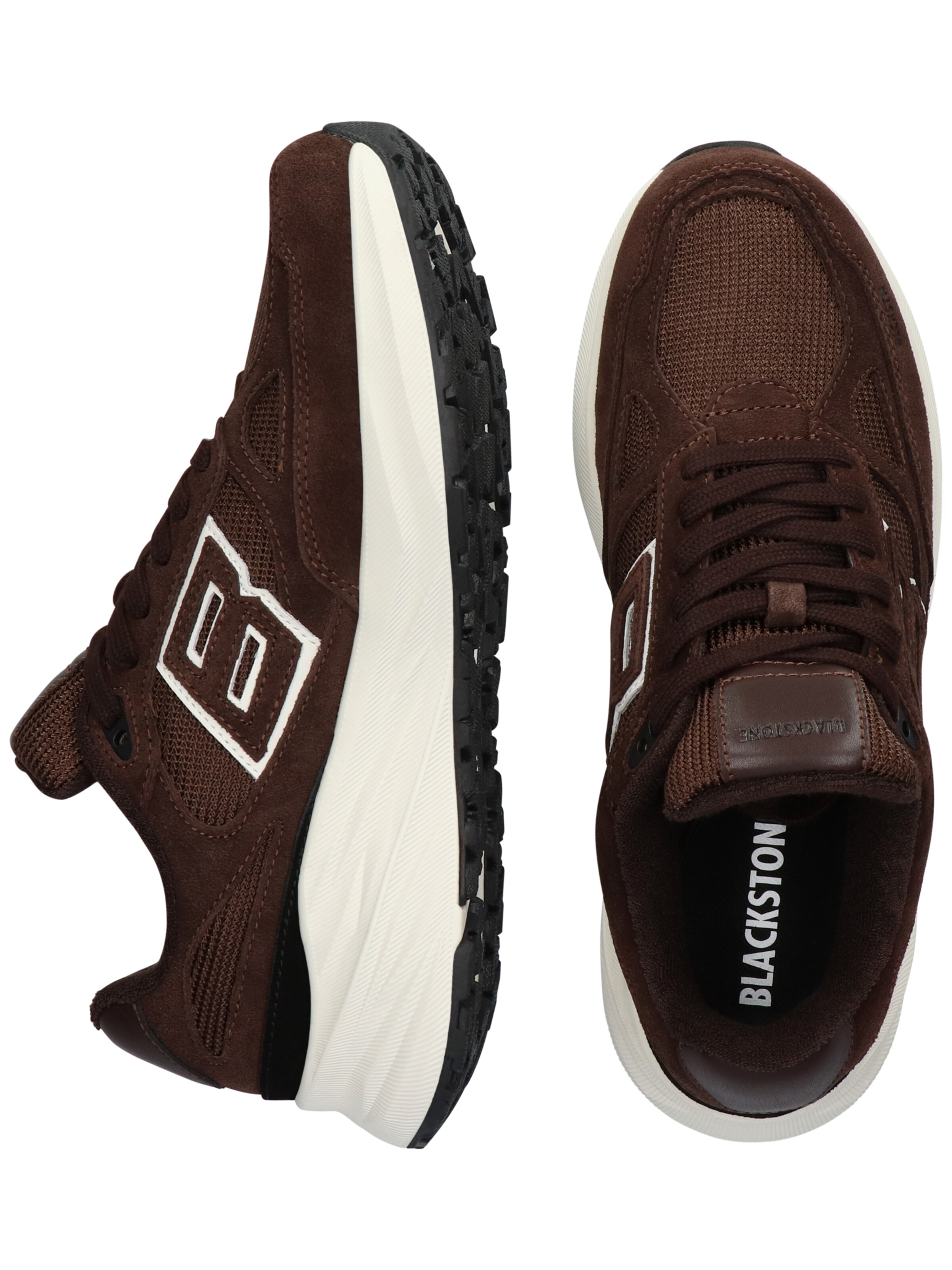 BLACKSTONE Sneakers laag 'Flint Moss DG531' in Bruin