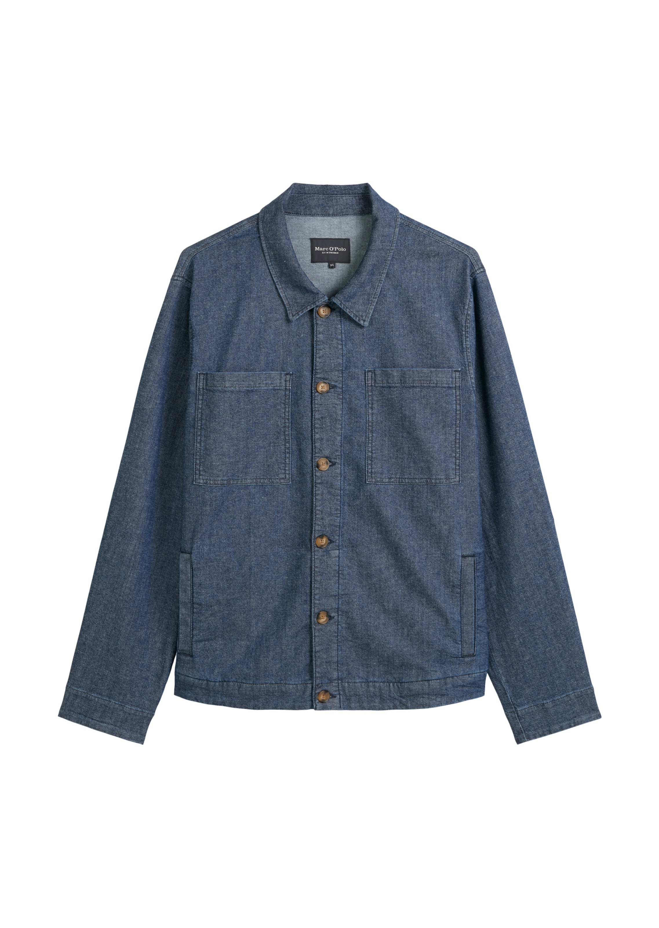 Marc O'Polo Functionele jas in Blauw: voorkant