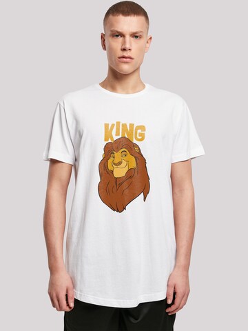 F4NT4STIC Shirt ''Disney The König Der Löwen Mufasa King' in Wit: voorkant