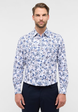 ETERNA Comfort fit Zakelijk overhemd in Blauw: voorkant