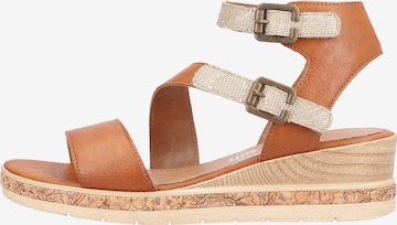 REMONTE Strap Sandals in Brown