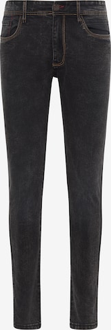 DreiMaster Vintage Skinny Fit Дънки 'Cobie' в черно: отпред