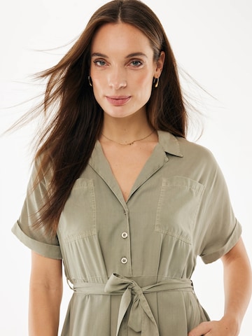 MEXX Платье-рубашка в Зеленый