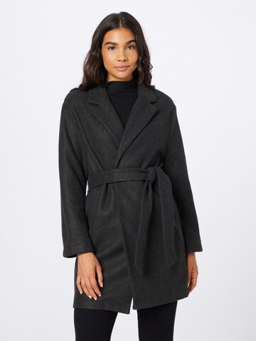 Pimkie Between-Seasons Coat in Black: front