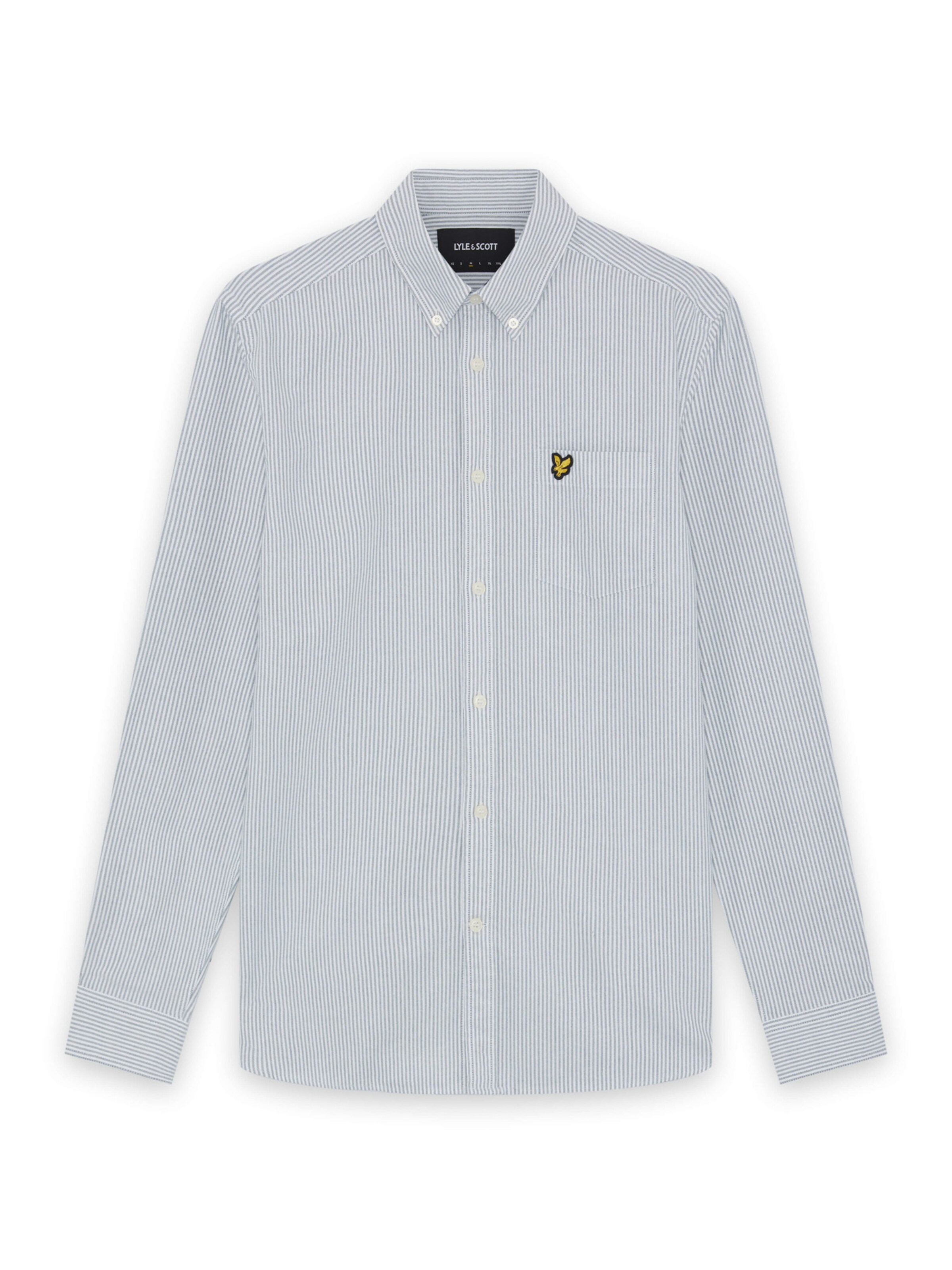 Lyle & Scott Overhemd in Groen: voorkant