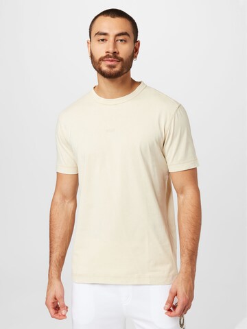 T-Shirt 'Tokks' BOSS en beige : devant
