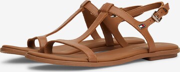 TOMMY HILFIGER Sandalen met riem in Bruin