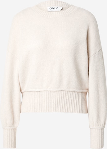 ONLY Sweter 'HAZEL' w kolorze biały: przód