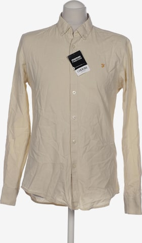 FARAH Button Up Shirt in M in White: front