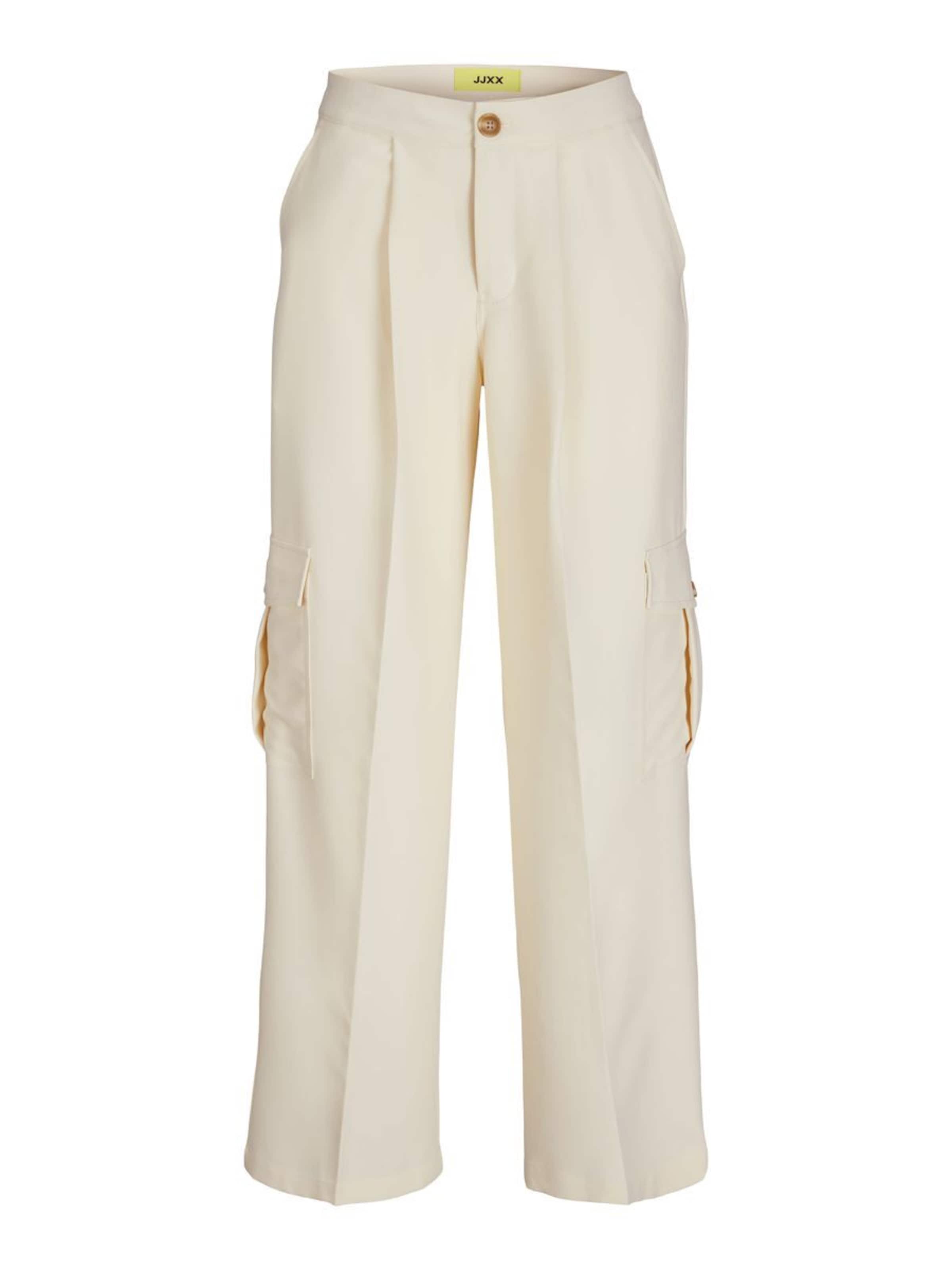 Loosefit Pantaloni cargo 'Mary' di JJXX in bianco: frontale