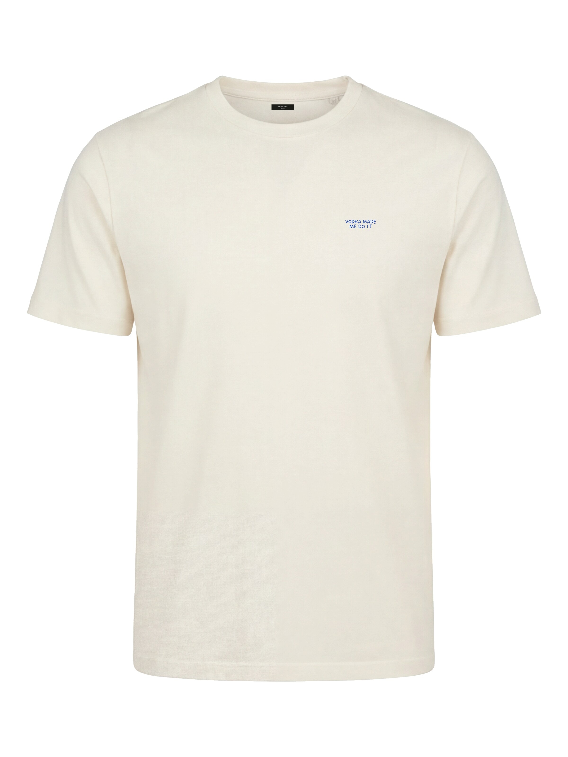 Antargo Shirt 'Embroidery T-Shirt' in Beige: front