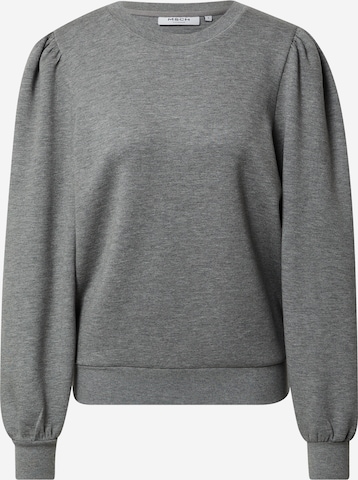 Sweat-shirt 'Ima' MSCH COPENHAGEN en gris : devant