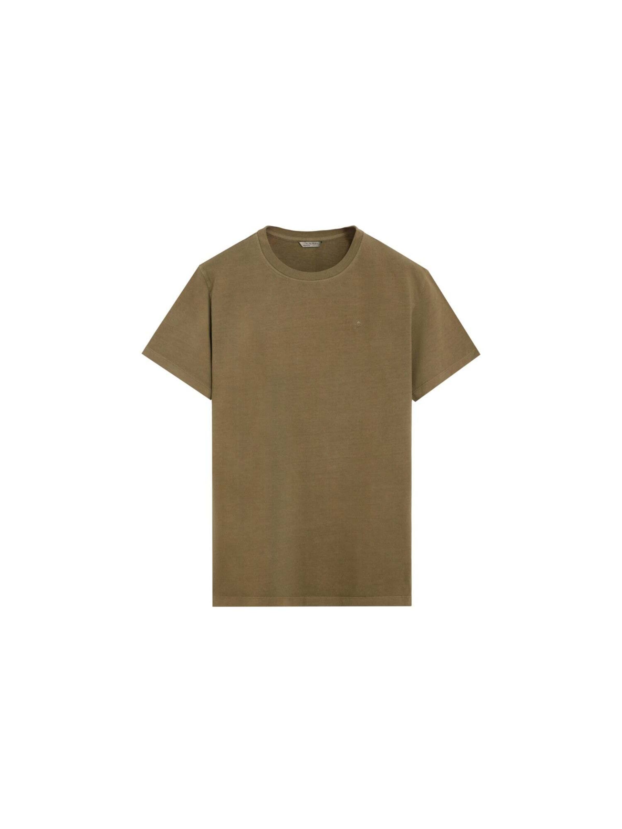 T-Shirt 'Skull' Scalpers en vert : devant