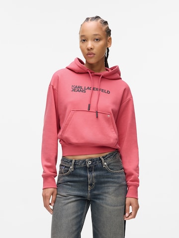 KARL LAGERFELD JEANS Collegepaita värissä vaaleanpunainen: etupuoli