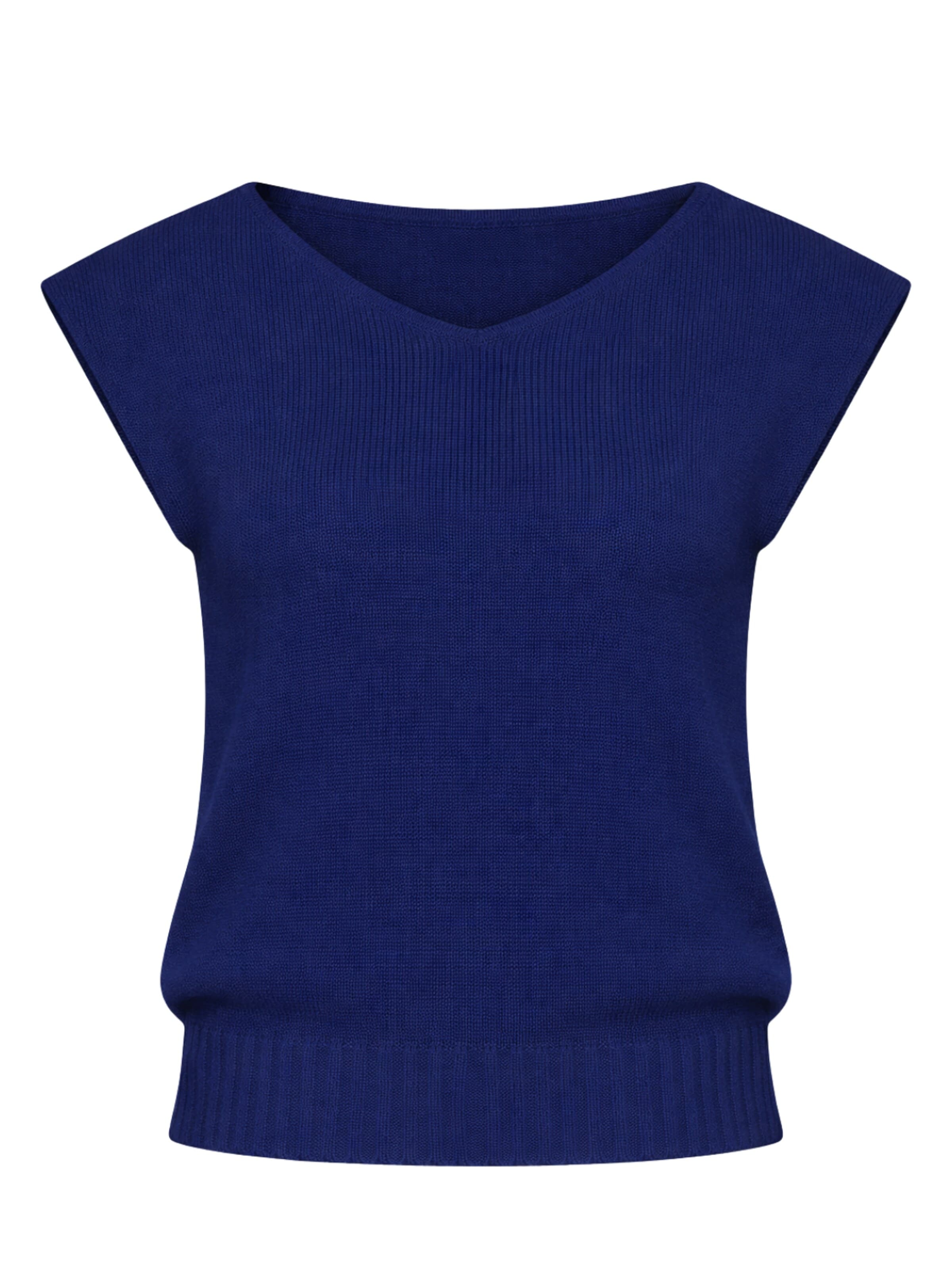 Süel knitwear Knitted top 'Carlos' in Blue: front