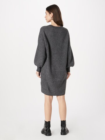 REPLAY Knitted dress 'Mesh' in Grey