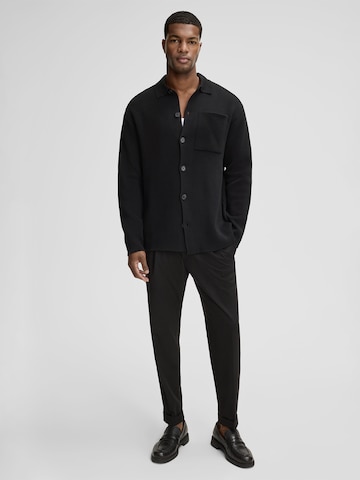 STRELLSON Knit cardigan ' Aiden ' in Black