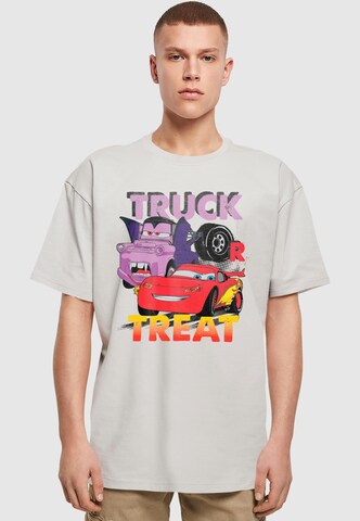 ABSOLUTE CULT Shirt 'Halloween Truck or Treat' in Grijs: voorkant