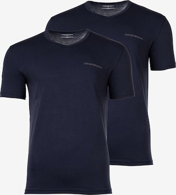 Maglietta di Emporio Armani in blu: frontale