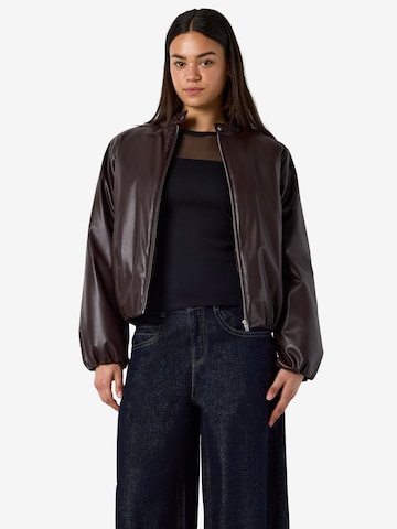 Veste mi-saison 'NMMila' Noisy may en marron : devant