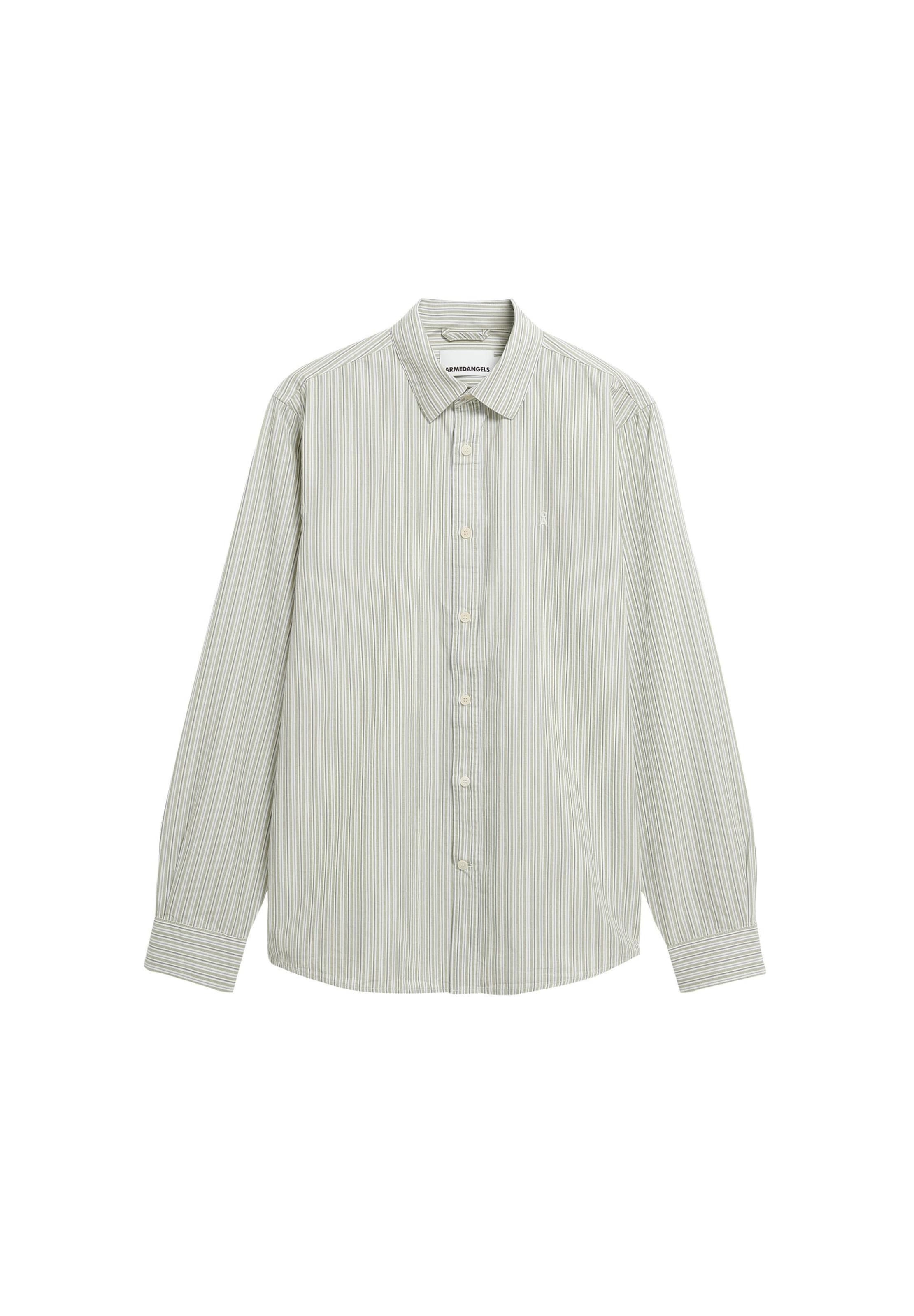 Fit confort Chemise ARMEDANGELS en vert : devant