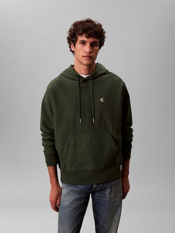 Calvin Klein Jeans Sweatshirt 'Premium' in Groen: voorkant
