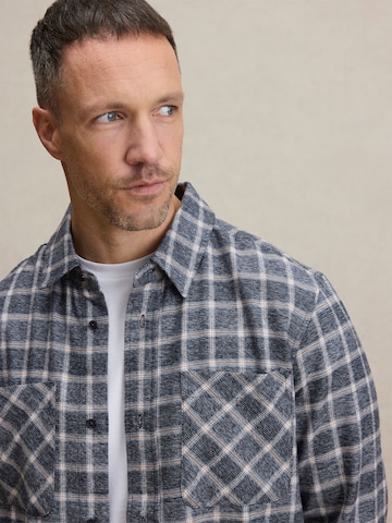 DAN FOX APPAREL Regular fit Skjorta 'Daniel' i grå