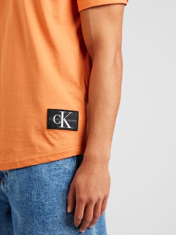 Calvin Klein Jeans T-Shirt in Orange