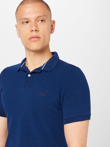 Superdry Poloshirt in Blau