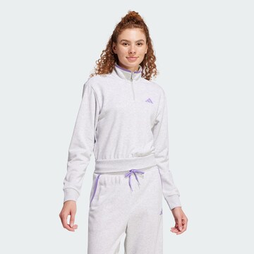 Sweat de sport 'Essentials' ADIDAS SPORTSWEAR en gris : devant