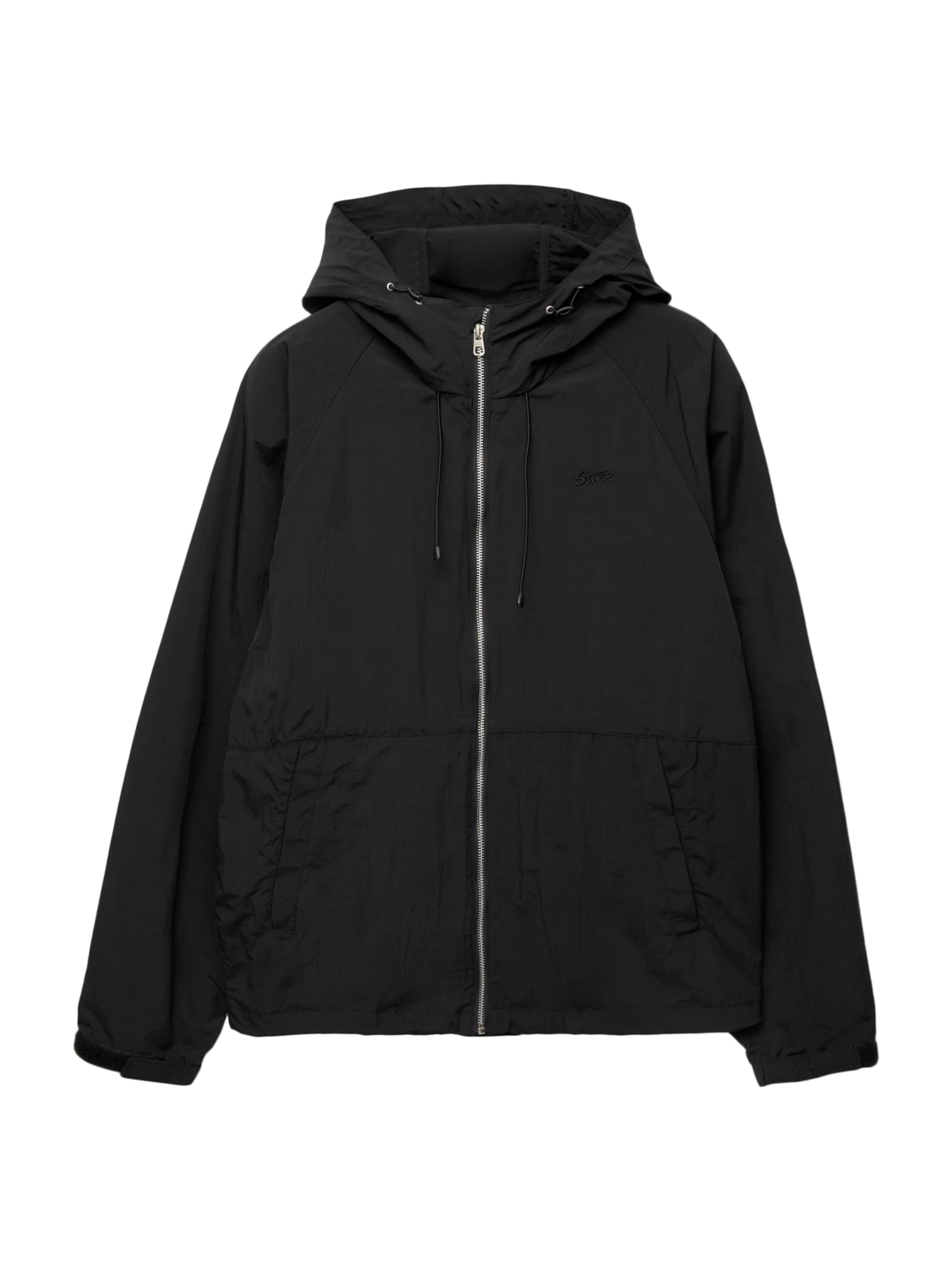 Pull&Bear Jacke in Schwarz: Vorderseite