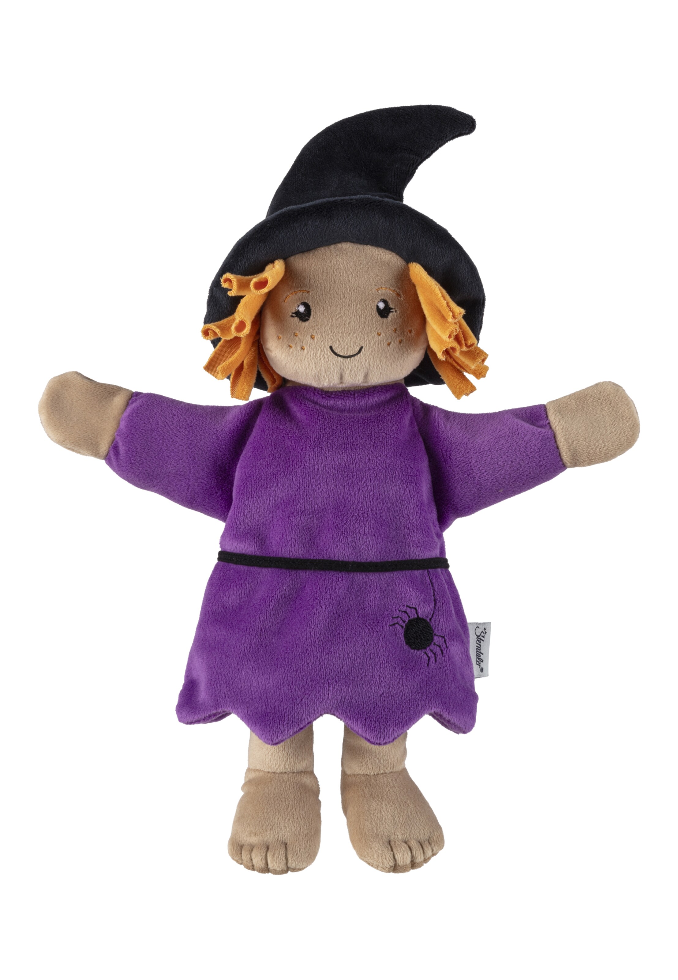 STERNTALER Handpuppe 'Hexe' in Lila: Vorderseite