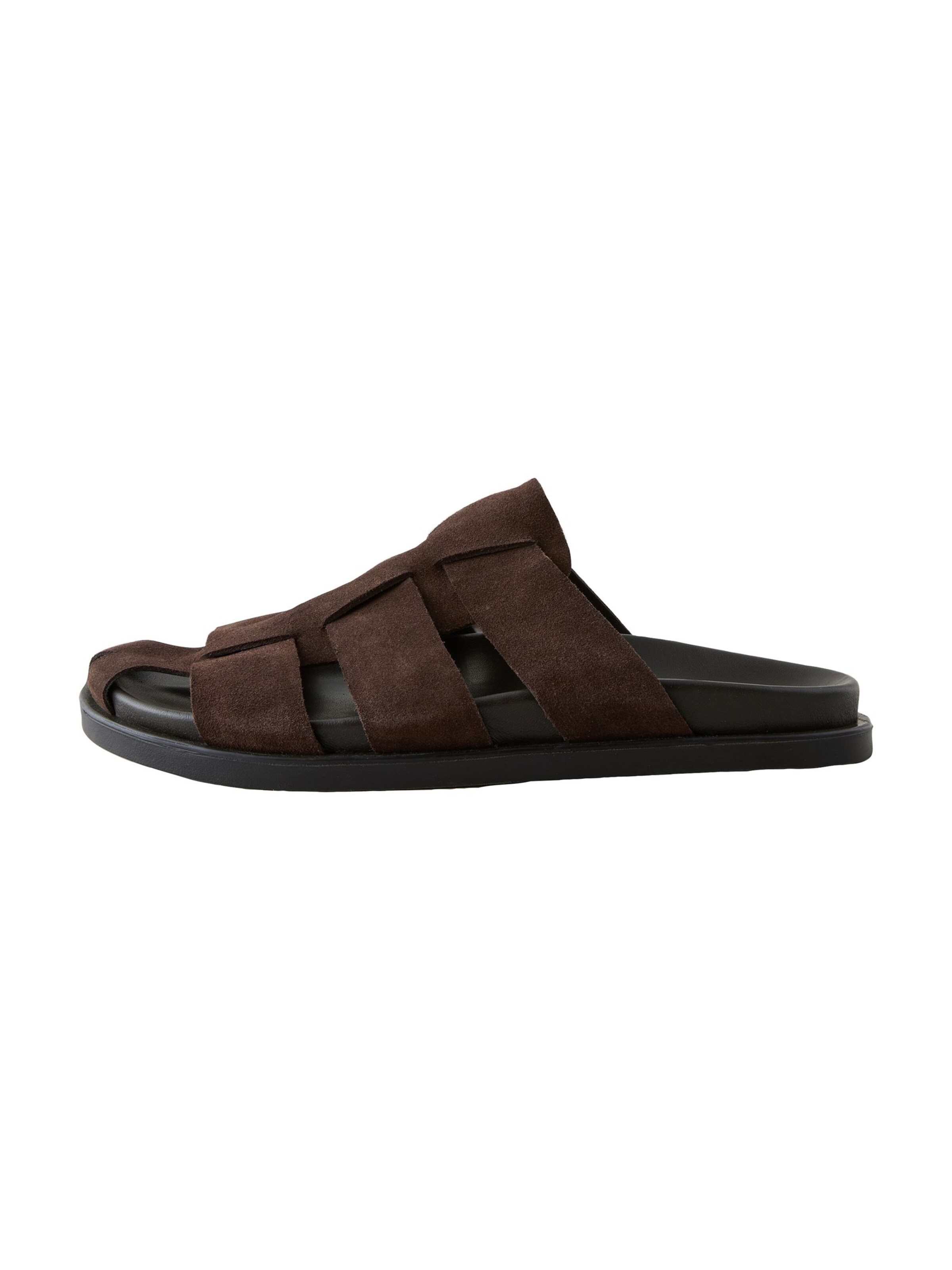 Next Pantolette in Braun: Vorderseite