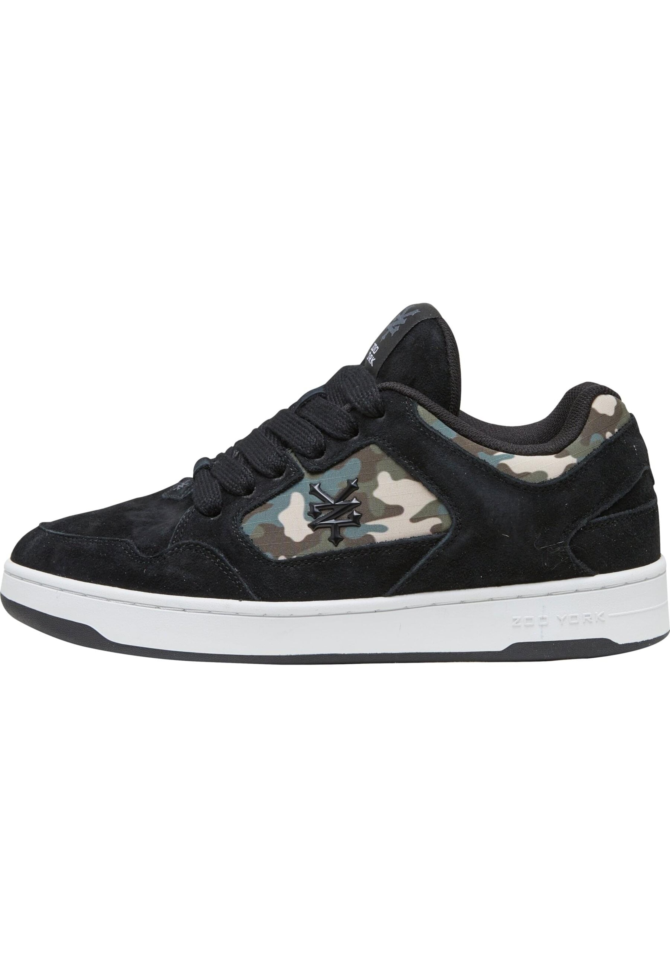 ZOO YORK Platform trainers in Black: front