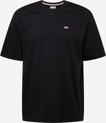 Tommy Jeans - Camiseta en negro: frente