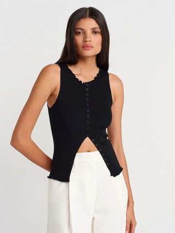 Dilvin Knit Cardigan 'Strickjacken' in Black