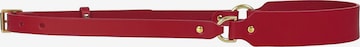 Haute Cuir - Cinturón 'Slim Harness Belt' en rojo: frente