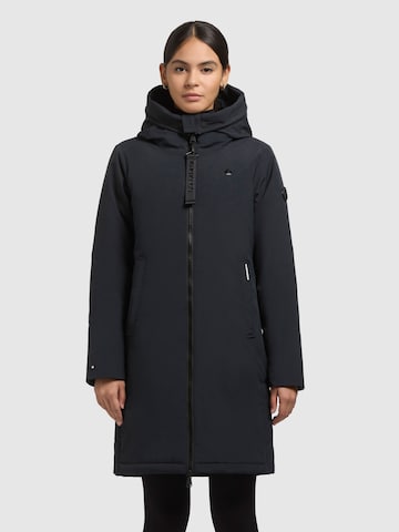 khujo Between-seasons coat 'Yaak4' in Blue: front