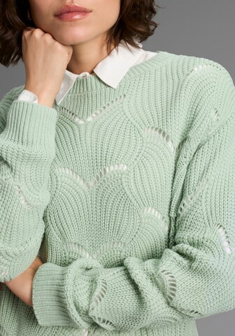 LAURA SCOTT Pullover in Grün